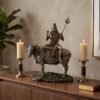 Estátua de Deus Shiva e Nandi 22cm by Veronese Design