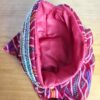 Turbante indiano masculino pronto para uso vermelho com estampa