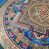 Mandala com Yantra Sagrado Arte Indiana Pintada à Mão