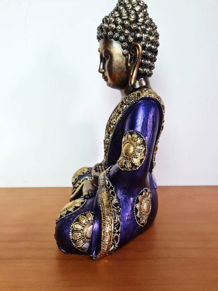 20250211_151233 Estátua de Buda tailandês pintura especial 28cm