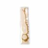Nath brinco de nariz de argola dourado com corrente
