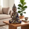 estatua de buda 28cm resina alta qualidade luxo Estátua de Buda tailandês pintura especial 28cm