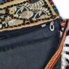 Bolsa indiana Banjara 100% bordada a mão preto e coloridos