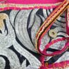 Bolsa indiana Banjara 100% bordada a mão rosa e coloridos