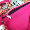 Bolsa indiana Banjara 100% bordada a mão rosa e coloridos