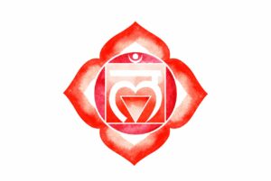  Chakra Raiz (Muladhara) 📍 Localização: Base da coluna vertebral, entre o períneo e o cóccix