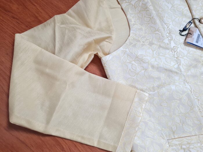 Conjunto completo 3 peças para casamentos indianos amarelo perolado
