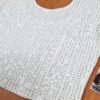 20250519_150544 Choli para usar com Saree branco com lantejoulas prateadas