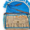 Bolsa indiana Banjara 100% bordada a mão azul claro e coloridos III