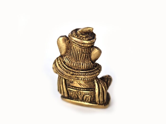 Miniaturas de Ganesha tocando instrumentos musicais 5cm de altura