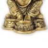 Estátua de Ganesha em Brass com Quatro braços e atributos 14cm