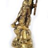 Estátua de Ganesha em Brass com Quatro braços e atributos 14cm