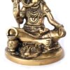 20250718_145739 Estátua do Deus Shiva em lótus com tridente removível em brass 15m