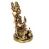 20250718_145746 Estátua do Deus Shiva em lótus com tridente removível em brass 15m
