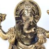 20250718_150107 Estátua de Ganesha em Brass com Quatro braços 20cm