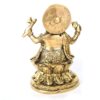 20250718_150133 Estátua de Ganesha em Brass com Quatro braços 20cm