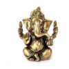 Estátua de Ganesha em Brass proteção e bons começos 13cm