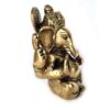 Estátua de Ganesha em Brass 4 braços proteção e bons começos 13cm