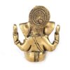 Estátua de Ganesha em Brass 4 braços proteção e bons começos 13cm