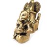 Estátua de Ganesha em Brass 4 braços proteção e bons começos 13cm