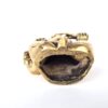 Estátua de Ganesha em Brass 4 braços proteção e bons começos 13cm