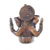 20250718_150423 Estátua de Ganesha em Brass escuro do sul da Índia 13cm