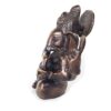 20250718_150429 Estátua de Ganesha em Brass escuro do sul da Índia 13cm