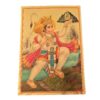 Folha laminada dourada para enquadrar Hanuman com o Monte Dronagiri