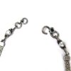 Tornozeleira indiana Anklet Rajnidhi prata com pedrarias