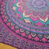 20250811_153140 Colcha indiana ou painel decorativo de mandala pink e roxo (2,40m x 2,10m)