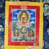 Painel de obra de arte Thangka da Mandala Sagrada