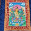 Painel de obra de arte Thangka Manjusri Bodhisattva