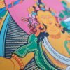Painel de obra de arte Thangka Manjusri Bodhisattva