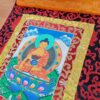 Painel de obra de arte Thangka Buda Shakyamuni