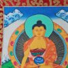 Painel de obra de arte Thangka Buda Shakyamuni