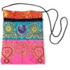 20250825_170650 Bolsinha indiana multiuso de patchwork de saree rosa, azul claro e color