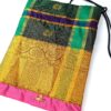 20250825_170659 Bolsinha indiana multiuso de patchwork de saree rosa azul claro e color