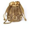 20250918_210355 Bolsa Clutch Pouch Indiana luxo com pedrarias bordadas dourada