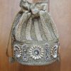 20250918_210531_001 Bolsa Clutch Pouch Indiana luxo com pedrarias bordadas dourada