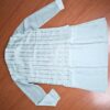 Jacket Kurta Set em Seda Verde Menta Banarasi com Broche