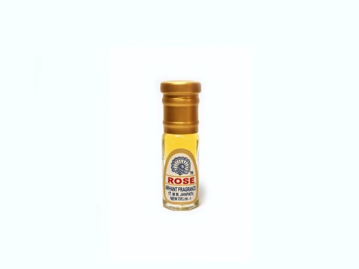 Perfume indiano natural e artesanal da Jain Perfumers Rose 5ml