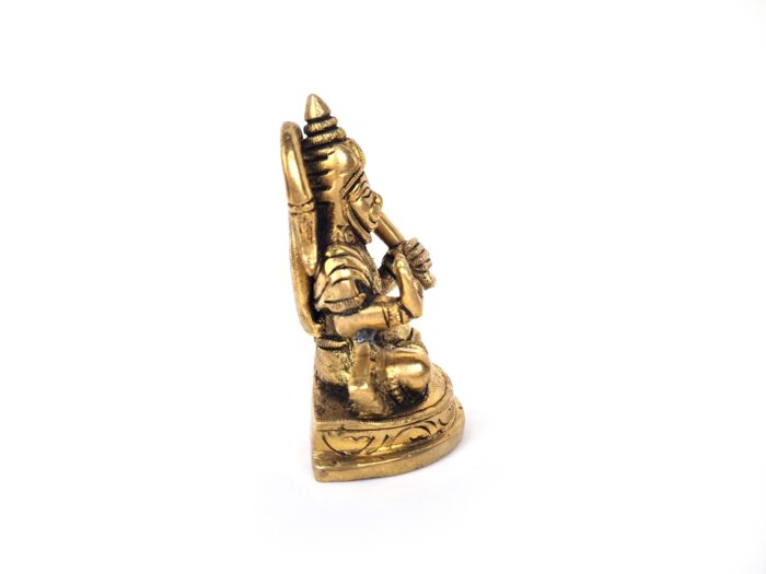 Hanuman Deus Macaco estatueta indiana de metal brass 9cm