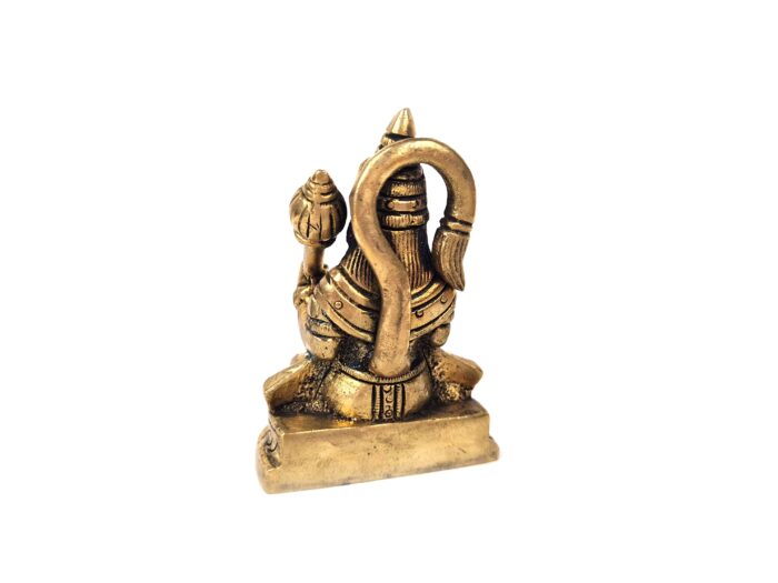 Hanuman Deus Macaco estatueta indiana de metal brass 9cm