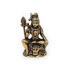 20250927_115018 Estátua do Deus Shiva em lótus com tridente removível em brass 8m
