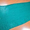 Dupatta verde com fios bordados de lantejoulas
