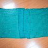 Dupatta verde com fios bordados de lantejoulas