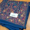 Saree Kashmiri Aari Work Bordado à Mão com Fios de Seda Coloridos