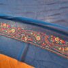 Saree Kashmiri Aari Work Bordado à Mão com Fios de Seda Coloridos