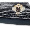 Bolsa indiana clutch carteira toda bordada com design de Coruja