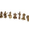 Miniaturas de Deidades Hindus em bronze 3x2cm